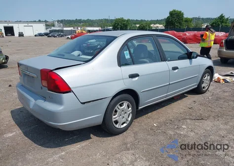 2001 Honda Civic Lx from USA, damaged, VIN 2HGES16541H612547